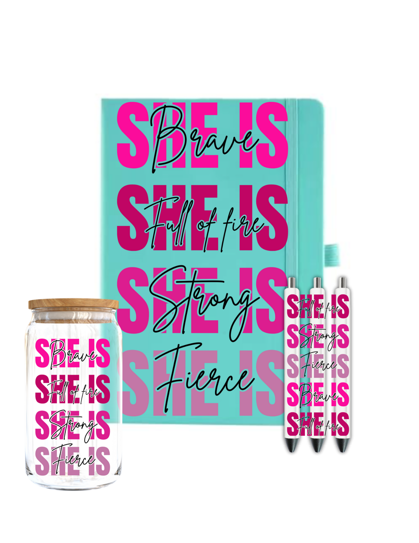 She is -Journal UV DTF DECAL