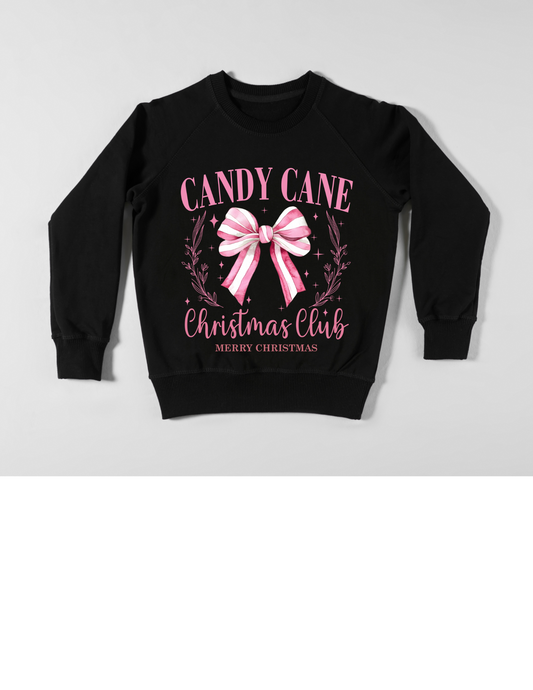 Candy Cane Christmas Club -pink-11'' DTF transfer