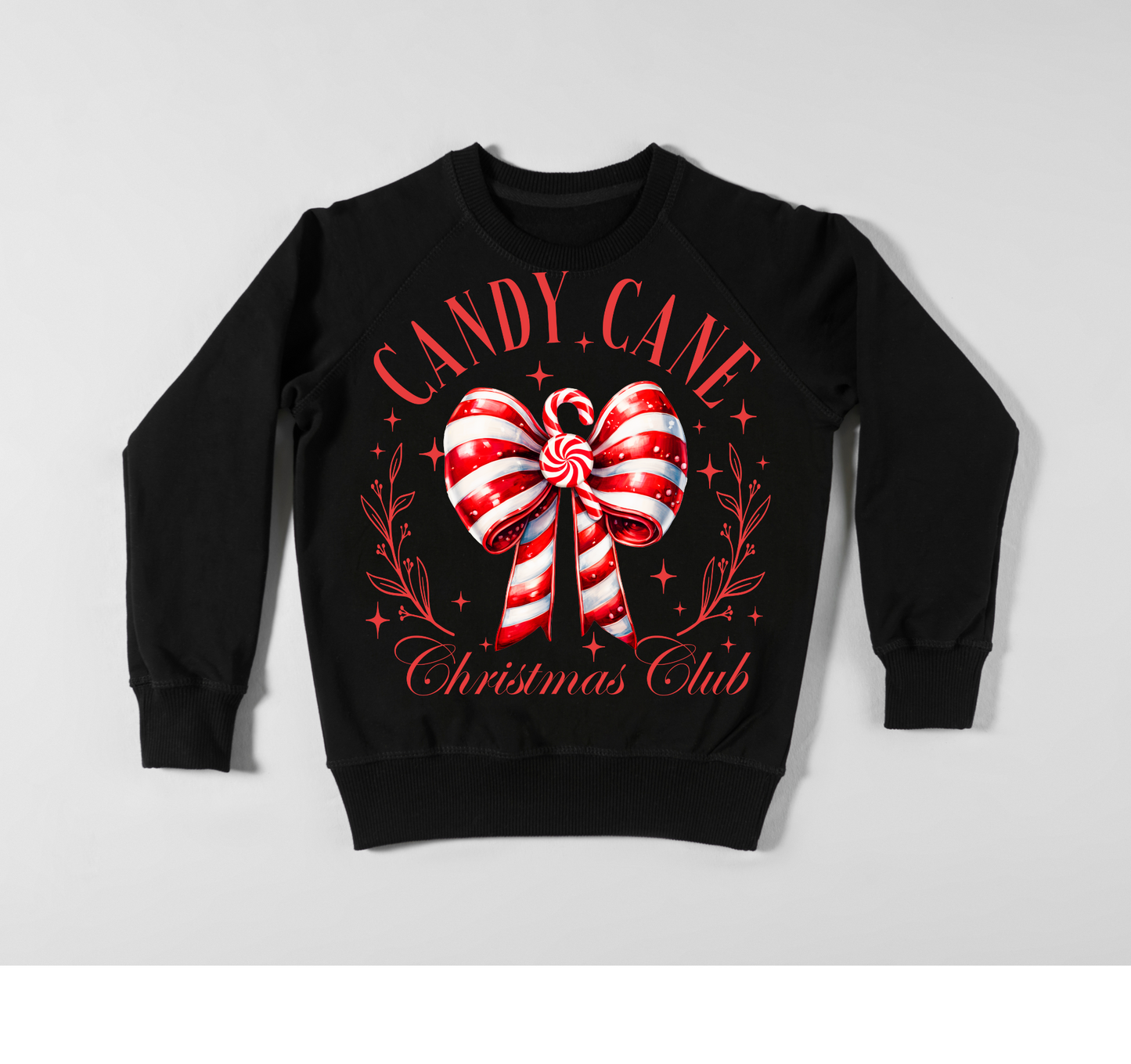 Candy Cane Christmas Club -11'' DTF transfer