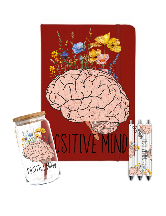 Positive Mind -Journal UV DTF DECAL