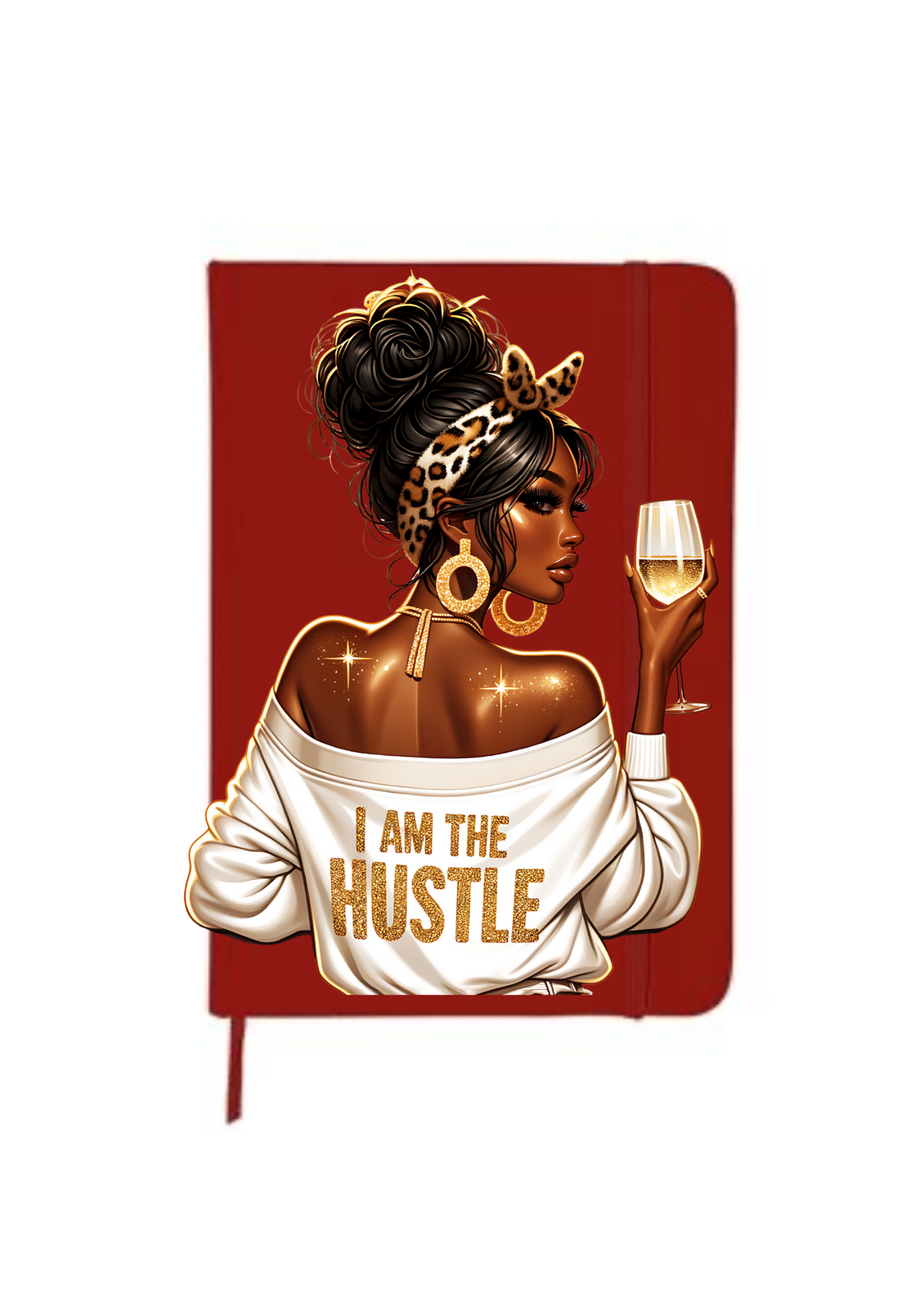 I am the hustle -Journal UV DTF DECAL