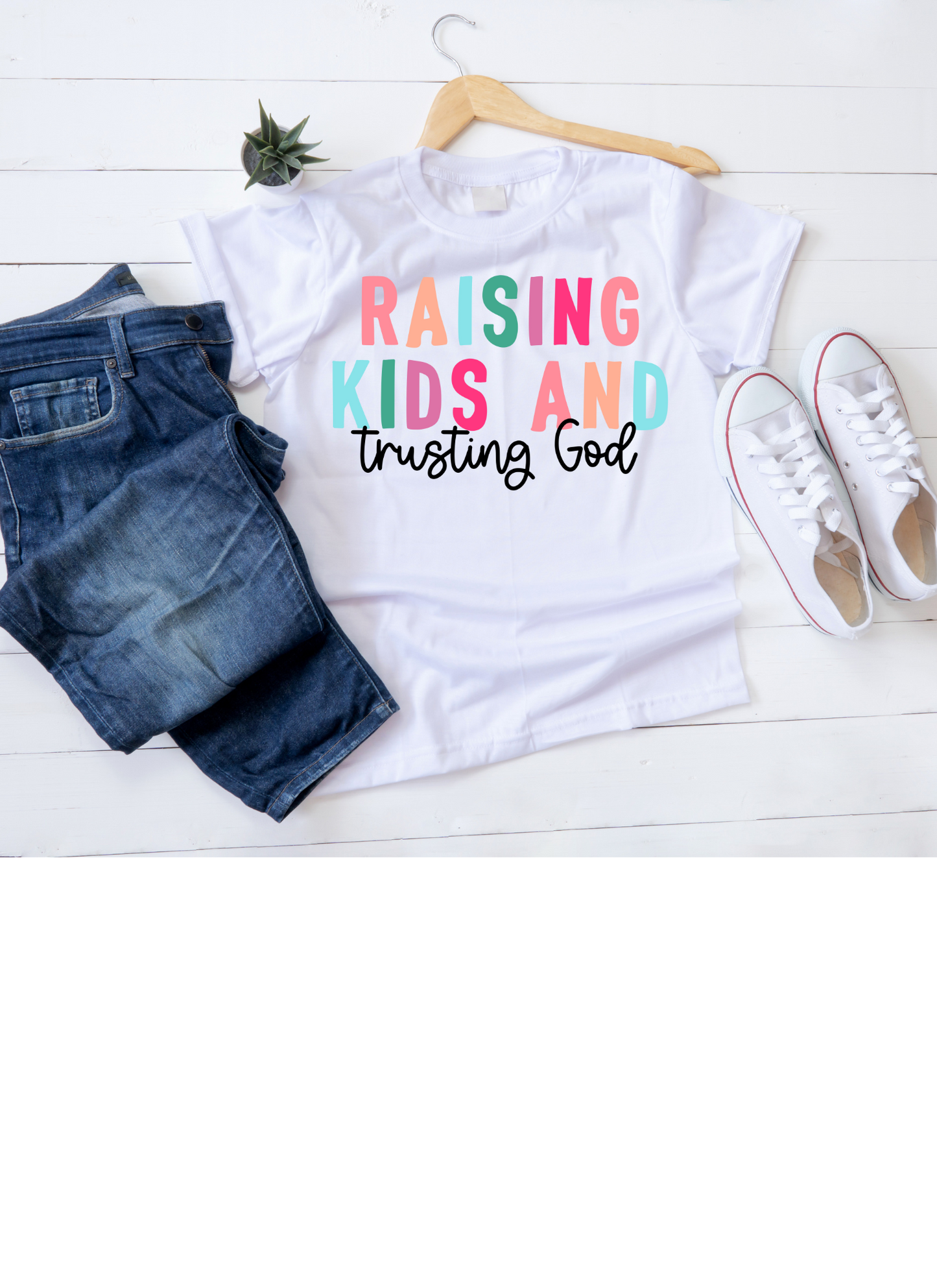 Raising kids and trusting God - DTF transfer