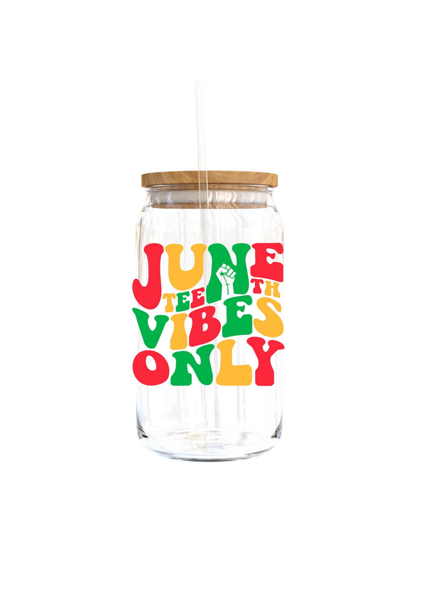 Juneteenth vibes only UV DTF DECAL 3''