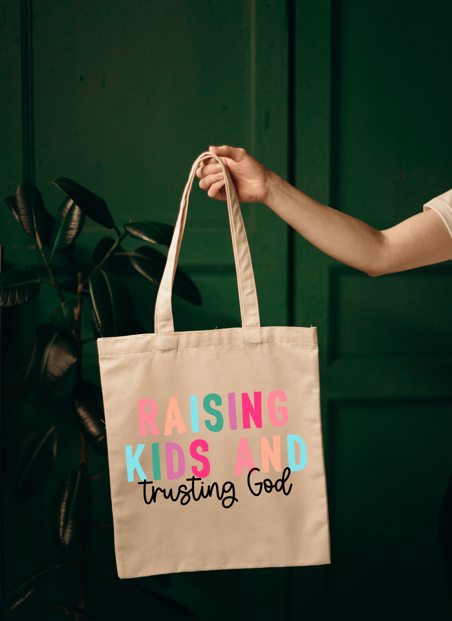 Raising kids and trusting God - DTF transfer