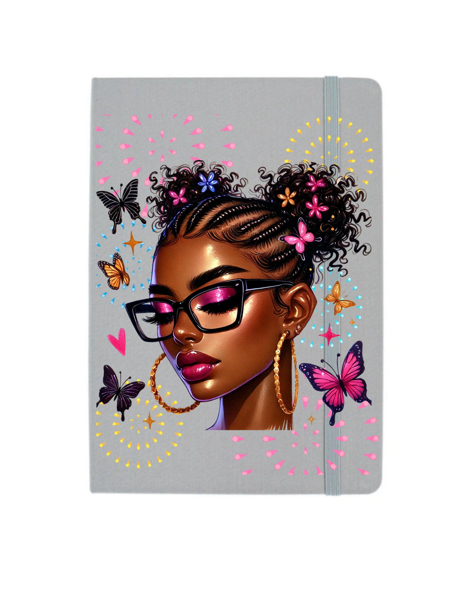 Butterfly woman theme -Journal UV DTF DECAL