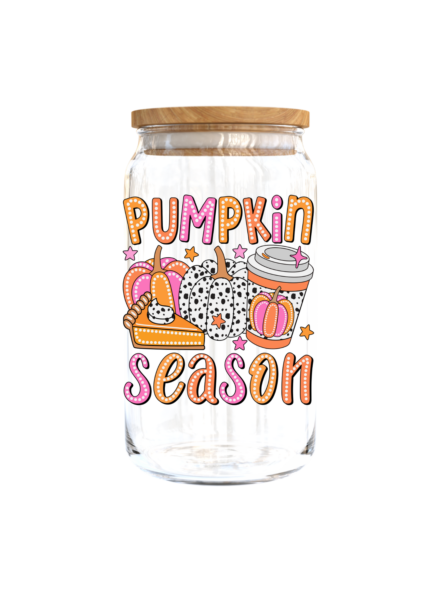 Pumpkin Season| UV DTF DECAL 3''(Double Sided image)