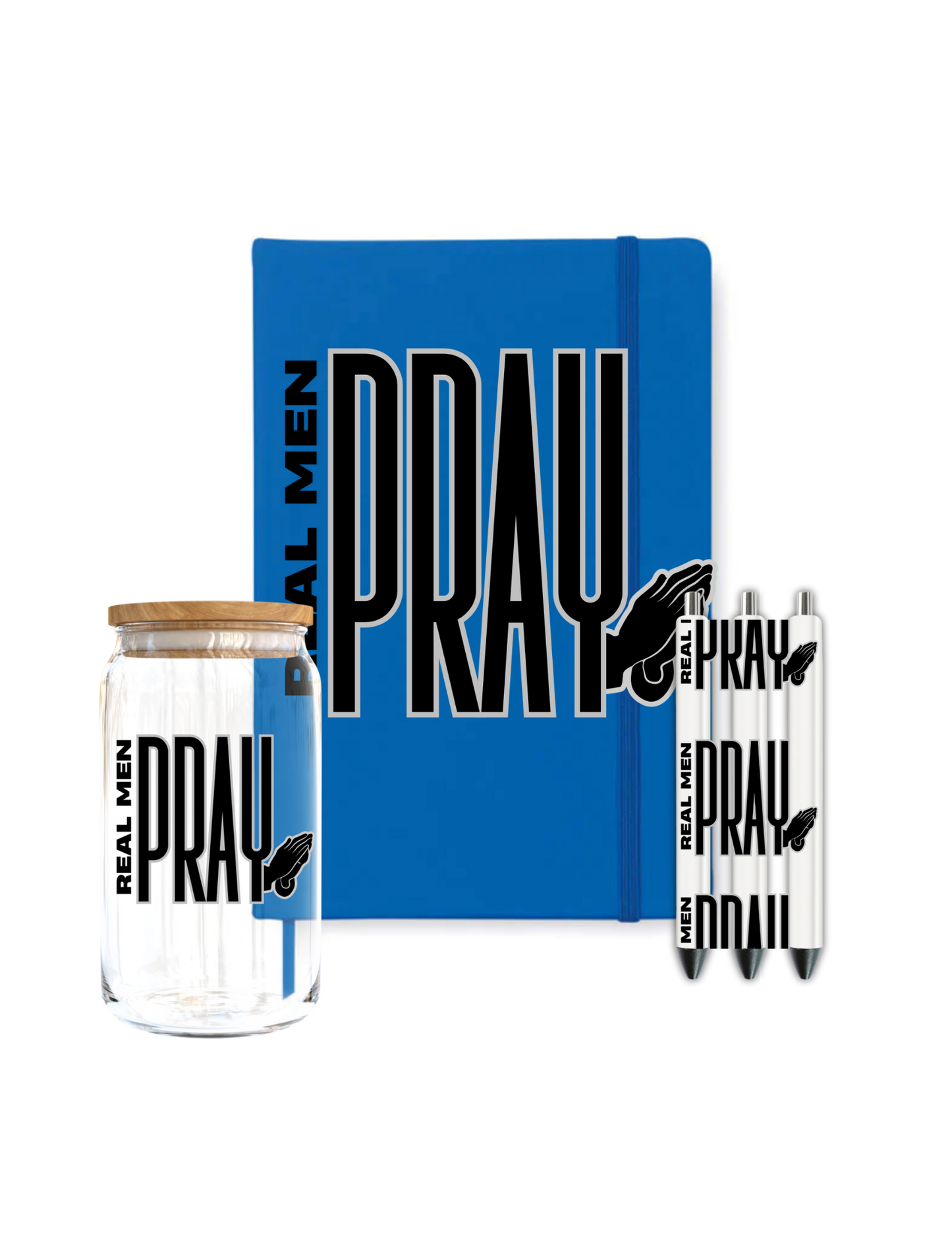 Real Men Pray -Journal UV DTF DECAL