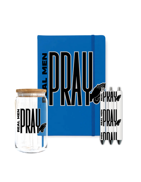 Real Men Pray -Journal UV DTF DECAL