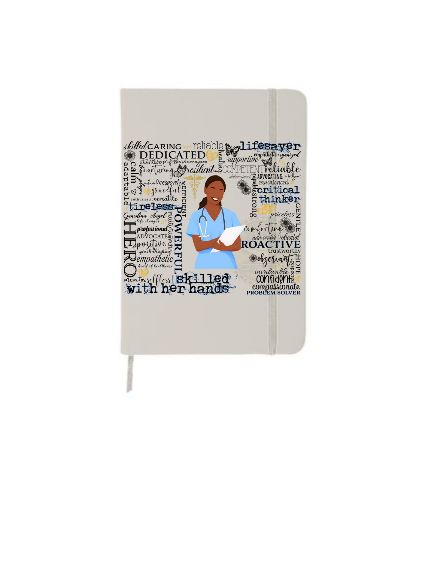 Nurse (black woman)-Journal UV DTF DECAL