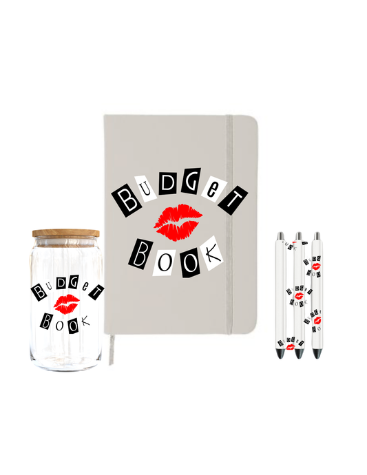 Budget book| Journal  UV DTF DECAL