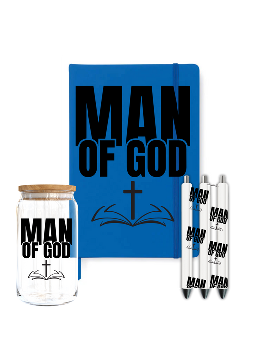 Man of God -Journal UV DTF DECAL