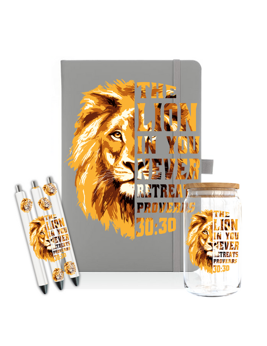 The lion in you-Journal UV DTF DECAL