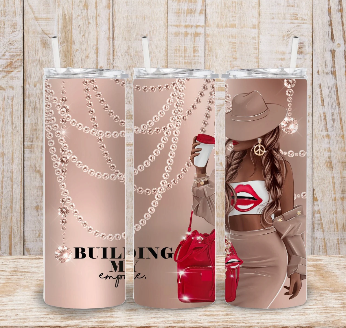 Building MY EMPIRE Tumbler Wrap, 20oz Skinny Tumbler Sublimation