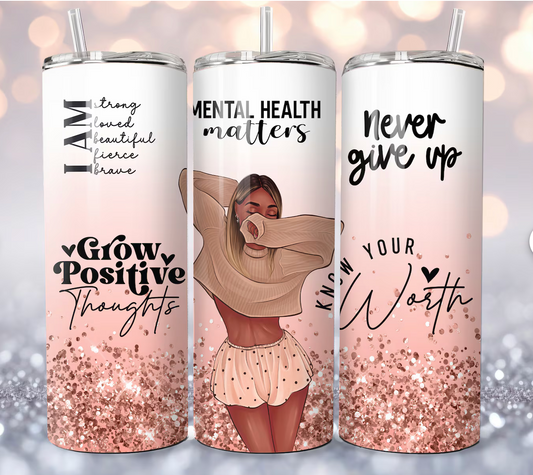 Strong Woman 20oz Skinny Tumbler Sublimation (Copy)