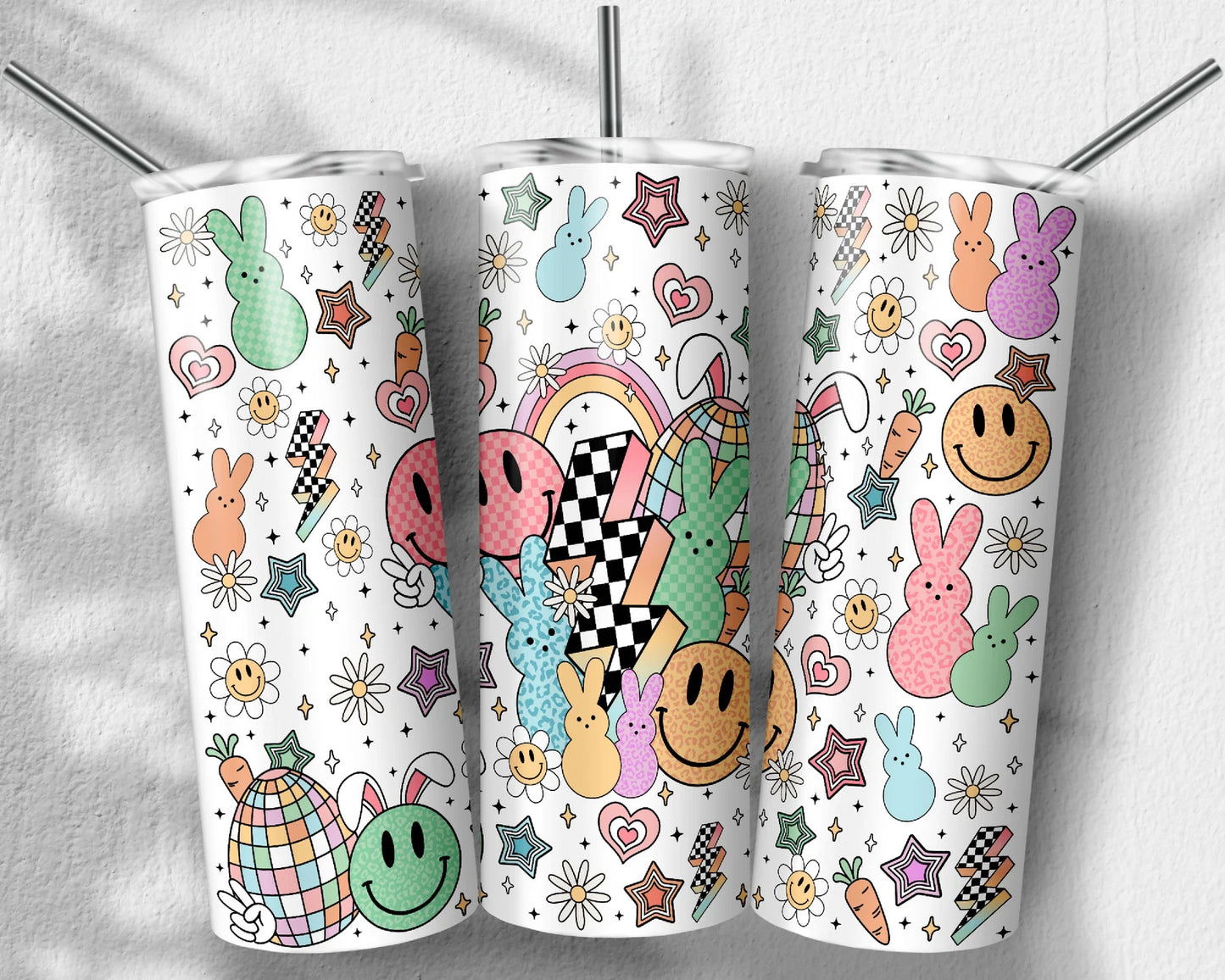 Retro Easter-20oz Skinny Tumbler